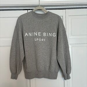 ANINE BING Women's Grey Sweatshirt and Jogger Set